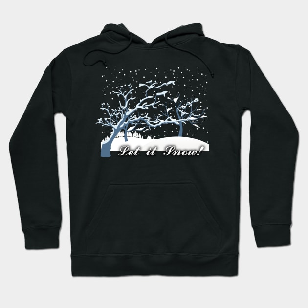 Frosted Trees Hoodie by Kidrock96